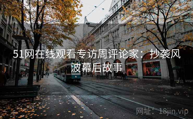 51网在线观看专访周评论家：抄袭风波幕后故事