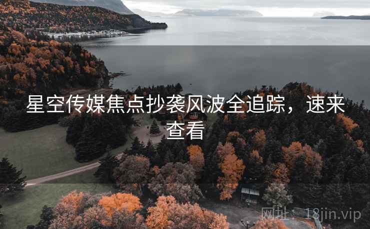 星空传媒焦点抄袭风波全追踪，速来查看