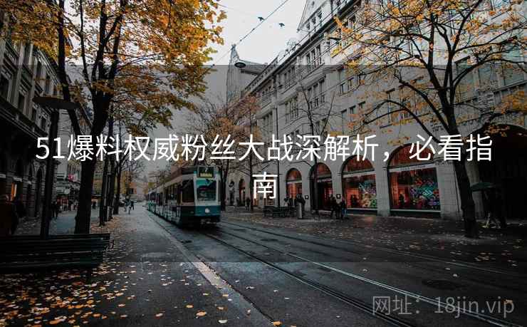 51爆料权威粉丝大战深解析，必看指南