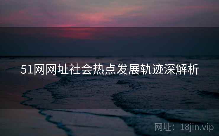 51网网址社会热点发展轨迹深解析