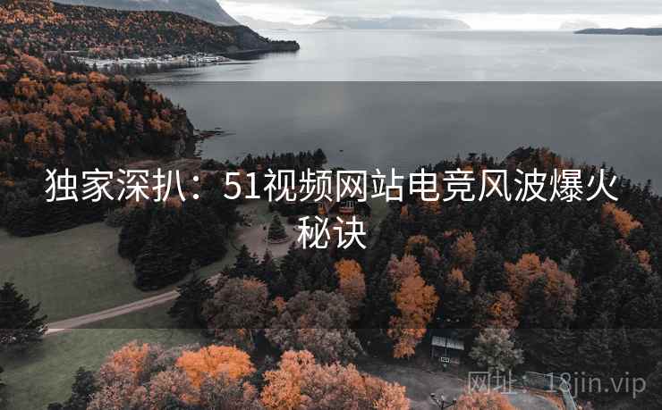 独家深扒:51视频网站电竞风波爆火秘诀